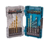 Makita Bohrer- & Bit-Satz E-07054 29-pezzi Klappbox con transparentem 29 Pezzie