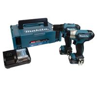 Makita CLX224AJ 12Vmax Cxt Urto Driver & Trapano Avvitatore Pacco Doppio (2 X