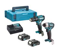 KIT TRAPANI AVVITATORI MAKITA CLX228AJ CON 2 BATTERIE AL LITIO DA 12V 2,0 AH