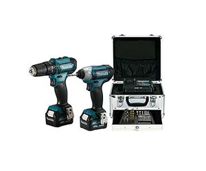 Makita CLX228SMX1 - Kit combo hp333d+td110d 12v max, Nero