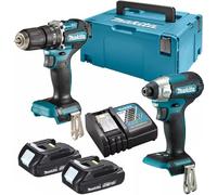 Makita Combo DTD155Z + DHP483Z BL 18V LXT 2Ah 2 bat. MakPac marca