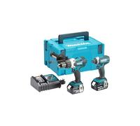Makita - Combo Kit DHP458 + DTD152 + DC18RC + BL1850Bx2, 18 V 2 X 5 AH LI-ION Hammer Drill/Impact Driver Kit, 1 pezzi, dlx2145tj