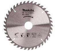 Makita D-03919 Lama Sega Circolare Standard T.C.T. 185x30mm 40T Legno