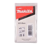 Makita D-16667 - Set di 5 punte per trapano HSS-Co, 3,5 x 70 mm