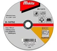 Makita D-18792 Disco da Taglio Inox 230 mm per Metallo e Acciaio Inox