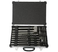 Makita D-19168 per SDS-PLUS Hammers - Punte trapano e scalpelli, Argento, set 17 pezzi
