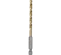Makita D-23911 3/16" Titanium Coated Drill Bit, 1/4" Hex Shank