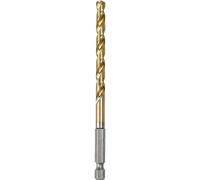 Makita D-23927 1/4" Titanium Coated Drill Bit, 1/4" Hex Shank
