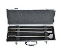 Makita D-40543 - Set di scalpelli lunghi per martelli pneumatici SDS-MAX, lunghezza: 400 mm, 3 pezzi