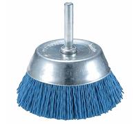 MAKITA D-45537 - Cepillo de nylon de 50mm copa ondulada vastago 6mm grano 240 eSPesor 0.7 mm