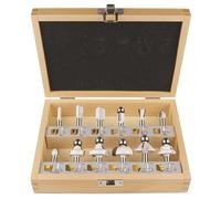 Makita D-53556 Set di frese, 8 mm, 12 pezzi