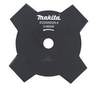 Makita D-66008 Lama Decespugliatori Ø 230mm • Ø foro 25,4mm • 4 Denti • Sp 1,8mm