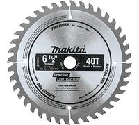 Makita D-67038 6-1/2" 40T Carbide-Tipped Circular Saw Blade, Fine Finish