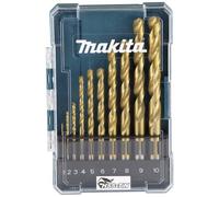 Makita D-72849 Kit punte a spirale 1 mm, 2 mm, 3 mm, 4 mm, 5 mm, 6 mm, 7 mm, 8