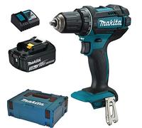 Makita DDF482RF1J - Trapano avvitatore a batteria + 1 batteria da 3 Ah + caricatore + scatola Makpac