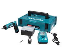 Makita DF012DSJ Trapano Avvitatore Batteria 7,2V 2x1,5Ah 1/4" 8Nm MAKPAC