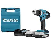 Makita DF488DWAE Drill + 2 Batteries 18 V 2.0 Ah Li-Ion + Case