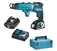 Makita DFS452AJX2 Avvitatore Cartongesso Batteria 18V BRUSHLESS 2x2,0 Ah MAKPAC