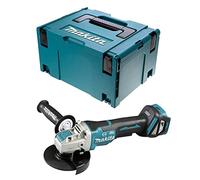 Makita DGA519ZJ - Smerigliatrice angolare 125 mm BL ADT AFT X-LOCK 18 V + cofanetto Makpac, blu