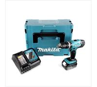 Makita DHP 453 RT1J Trapano avvitat./percuss. 18V + MAKPAC + Batteria + Caricat.