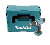 Makita DHP 453 ZJ - Trapano avvitatore a percussione a batteria, 18 V, 42 Nm, senza batteria e caricatore