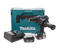 Makita DHP458RMJ Trapano Avvitatore a Percussione, a Batteria 18 V/4 Ah