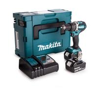 Makita DHP484RTJ Trapano Avvitatore Combi Brushless 18V LXT 2x5.0Ah in MakPac C
