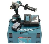Makita DHP486RTJ Akku-Schlagbohrschrauber 18V / 5,0 Ah, 2 Akkus + Ladegerät im MAKPAC