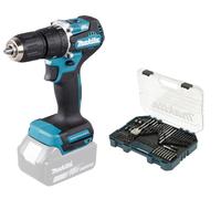 Makita DHP487 Avvitatore A Batteria 18 V Set Di 75 Pezzi Di Punte / Bit