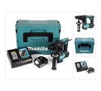 Makita DHR 171 RT1J - Martello perforatore a batteria senza spazzole SDS Plus + 1 batteria da 5,0 Ah + caricatore + Makpac