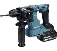 Makita DHR183RTWJ 18V Li-ion LXT Brushless 18mm Martello Rotante Completo di 2 x 5.0 Ah Batterie, Caricabatterie e DX16 Fornito in una custodia Makpac