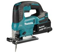 Makita DJV184RTJ 18V Li-Ion LXT Brushless Jigsaw completo di 2 batterie da 5,0 Ah e caricatore fornito in una custodia Makpac