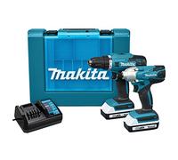 Makita DK18922A TD127DZ + HP488DZ + 2x Batteria 18V 2,0ah e caricatore Valigetta