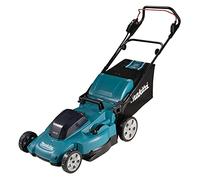 Makita DLM538CT2 Twin 18V (36V) Li-ion LXT 530mm Tosaerba completo di 2 batterie da 5,0 Ah e caricatore, blu