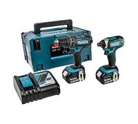 MAKITA Kit DLX2131TJ (DTD152 + DHP482 + 2 x 5,0 Ah + DC18RC + MAKPAC 3)