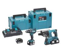Makita DLX2137PTJ LXT Twin Pack 18V 4 X 5.0Ah Li-Ion MAKDLX2137PT