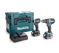 Makita DLX2180TJ 18V senza Spazzola Trapano Combi & Urto Driver Pacco Doppio (2