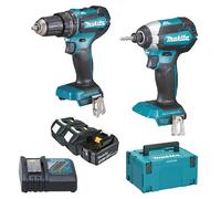 Makita DLX2283JX1 Set Avvitatore percussione e battente Brushless 18V