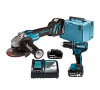 MAKITA kit DLX2334J (DHP485 + DGA504 + 3 x 3,0 Ah + DC18RC + MAKPAC 4)