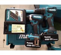 Makita DLX2537TJ 18V DHP490 DTD153 BL1850B Trapano avvitatore impulsi