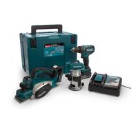 Makita DLX3116TJ 18V LXT Kit Senza Fili 3 Pezzi (2 x 5.0Ah Batterie)