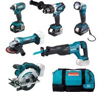Makita dlx6046 special lxt set a batteria 18v. set professionale m...