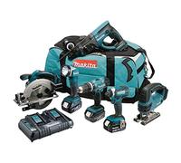 MAKITA Kit DLX6068PT (DHP453 + DTD152 + DHR202 + DJV180 + DSS611 + DML802 + 3 x 5,0 Ah + DC18RD + LXT600)