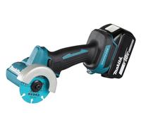Makita DMC300RTJ 18V Li-Ion LXT Brushless 76mm Compact Disc Cutter Completo di 2 x 5.0 Ah Batterie e Caricatore Fornito in una Custodia Makpac