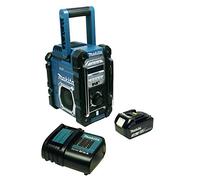 Makita DMR 112 Radio da cantiere con DAB+ e Bluetooth + batteria 3Ah e caricatore