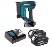 Makita DPT353RTE Kit chiodatrice a perno senza fili 18 V con 2 caricabatterie...