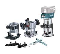 MAKITA DRT50ZJX9 - Fresadora multifuncion 18v lxt 8mm + adapt. carril
