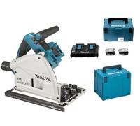 MAKITA DSP600PT2J - Sega a immersione LXT BL Ø165 mm (2 x 5,0 Ah)