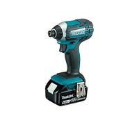 Makita Dtd152 g1 - Avvitatore a percussione 165Nm, Lxt 18V + 1 batteria 18V 6Ah Li-Ion Bl1860B