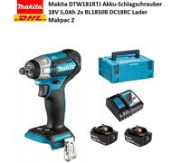 Makita DTW181RTJ Avvitatore ad impulsi a batteria 18v